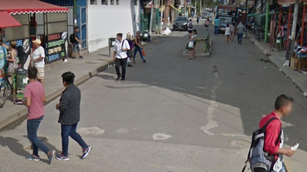 Acá, en esta zona, sucedió el crimen de Luis Alberto Díaz Carrasco.