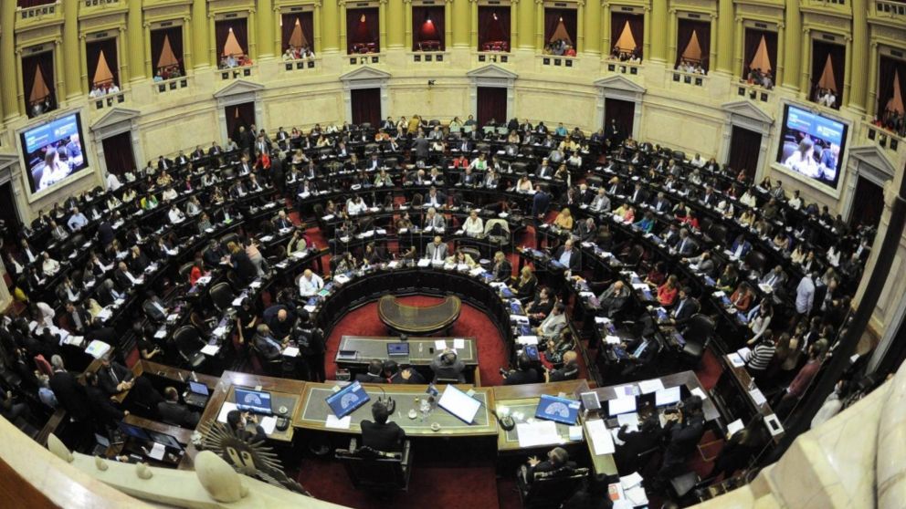 La Cámara de Diputados sesionará este jueves desde las 11.