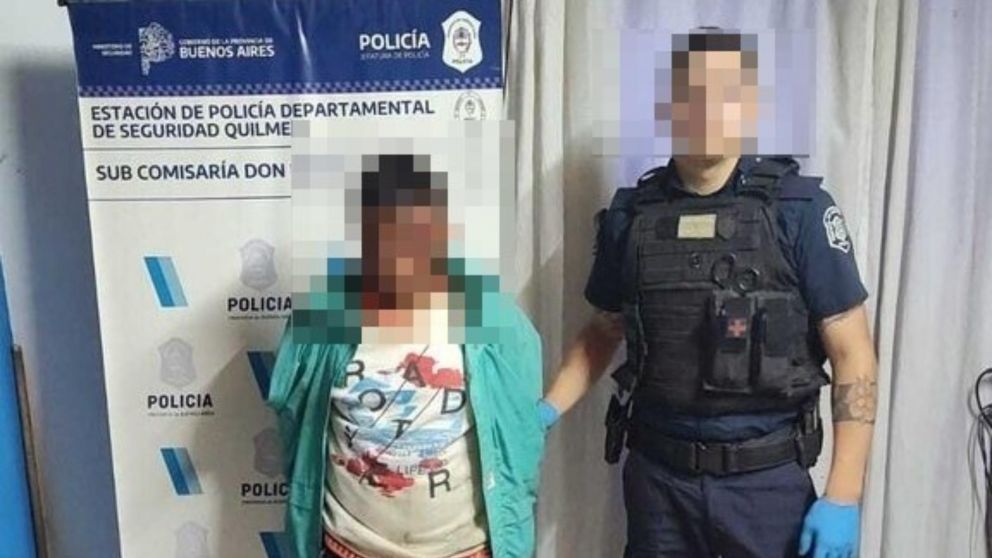 El acusado recibió todo tipo de golpes y tuvo que recibir atención médica.