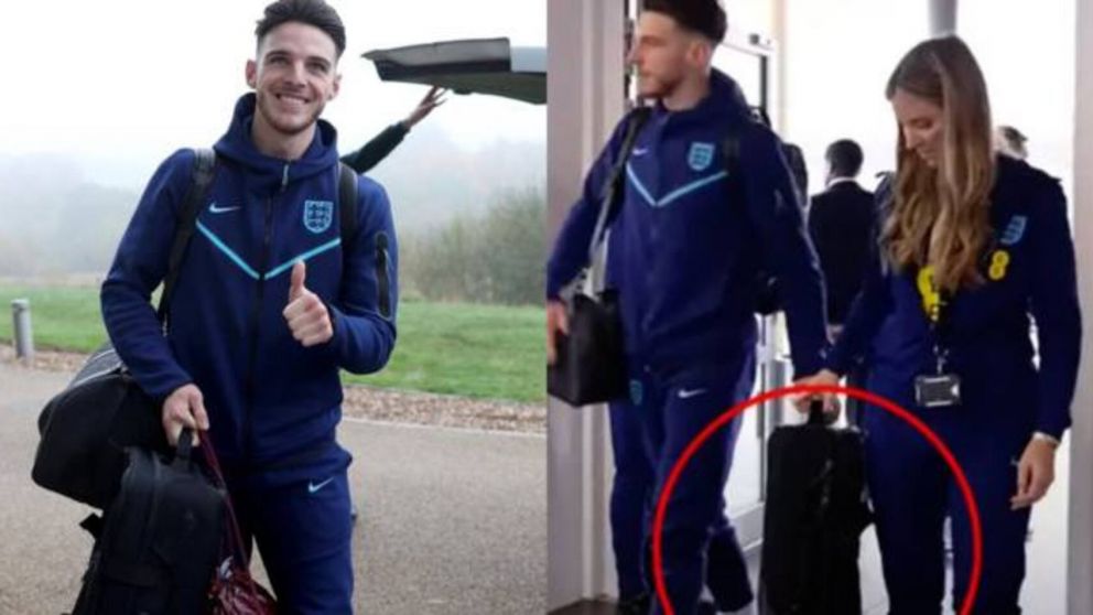 Mundial Qatar 2022: aerolínea se burló del futbolista inglés que llevó una valija para la copa.