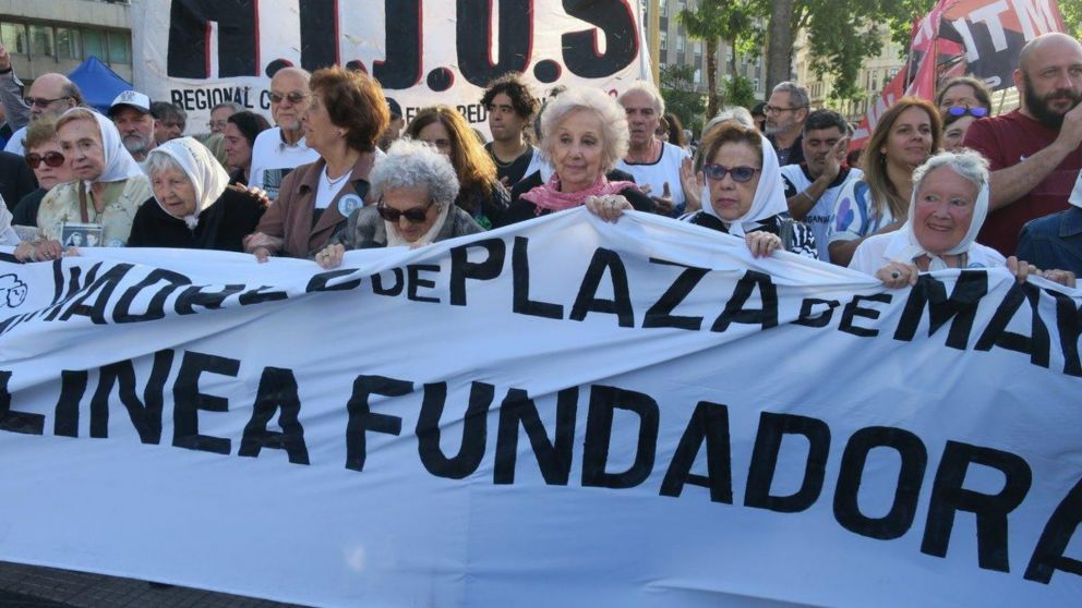 La ONG envió su mensaje de condolencias por la muerte de Hebe de Bonafini.