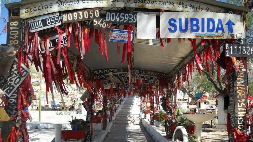 El santuario de la Difunta Correa está ubicado en Vallecito, un pequeño pueblo de San Juan.