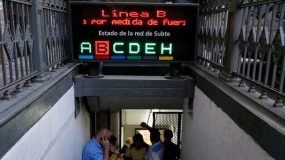 Este miércoles habrá una nueva medida de fuerza en la Línea B del subte porteño.