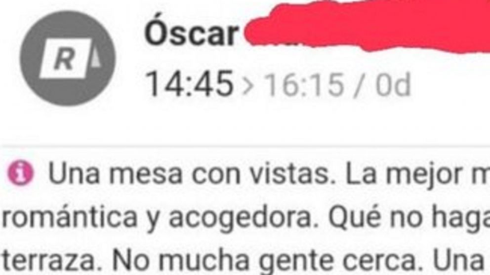 Quería tener una cena romántica con su pareja y un particular pedido enfureció al dueño del local.