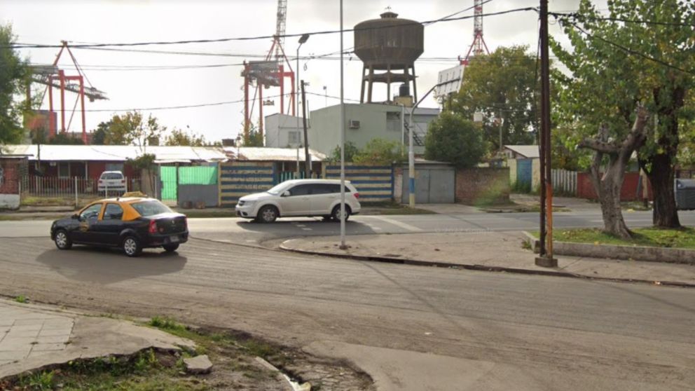 La esquina donde sucedió el presunto intento de robo callejero.