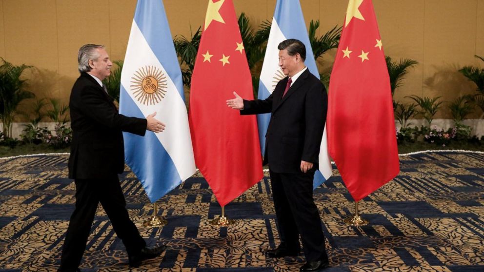 Alberto Fern�ndez y Xi Jinping mantuvieron una reuni�n bilateral (Foto Presidencia).