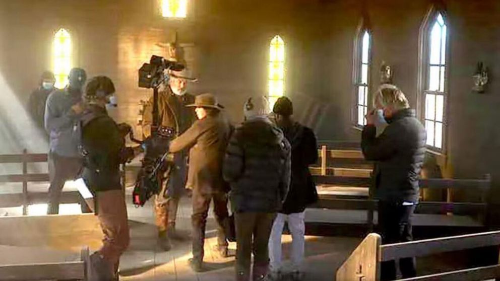 Esta es la escena en la cual se produce la muerte de Halyna Hutchins (Facebook).