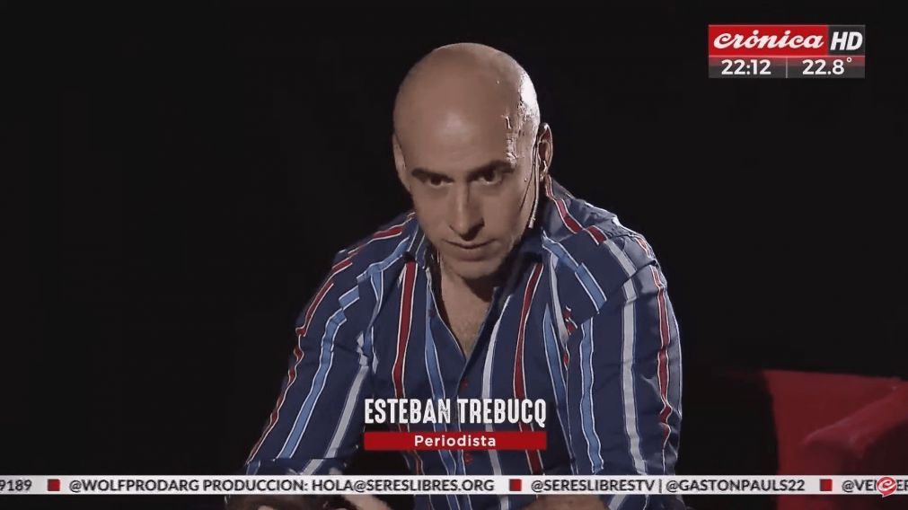 Esteban Trebucq dio una entrevista con Gastón Pauls en Seres Libres.