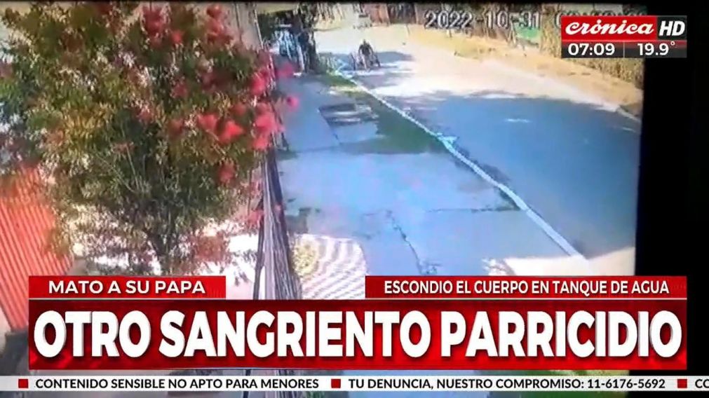 Escalofriante asesinato en el oeste del conurbano bonaerense (Crónica HD).
