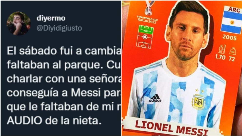 Le regal� la figurita de Messi a una abuela para que se lo d� a su nieta: el conmovedor audio de la peque�a que enamor� a todos