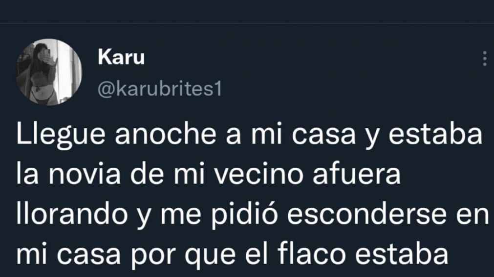 Se escondi� en lo de una vecina de su novio para descubrir si �l era infiel y termin� devastada. 