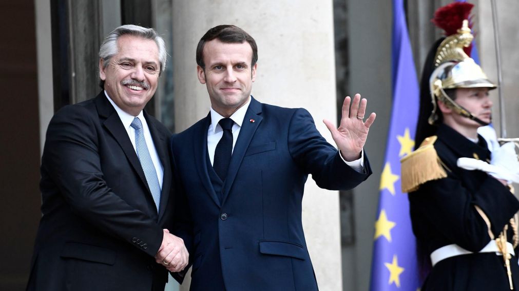 El presidente Alberto Fernández mantendrá una reunión bilateral con su par francés, Emmanuel Macro (Archivo).