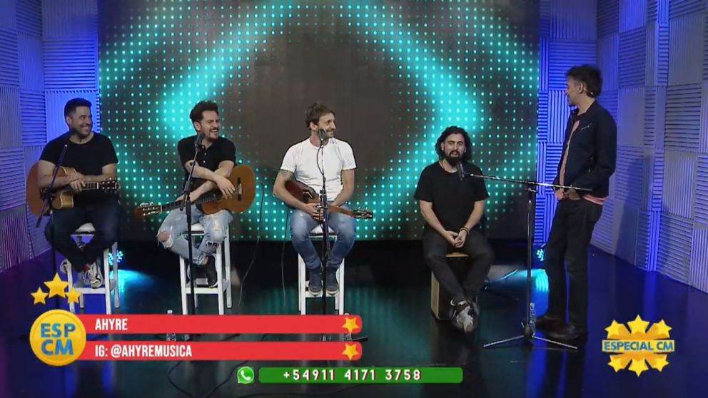 Ahyre pasó por CM y habló de todo