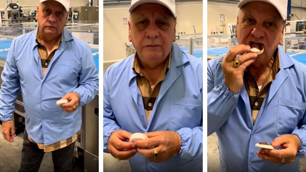 Fabrica un popular alfajor nacional y as� se descarg� en Instagram: "Se quejan algunos finolis, �por 40 pesitos que quiere que le ponga, chocolate suizo�y un pote de dulce de leche" .