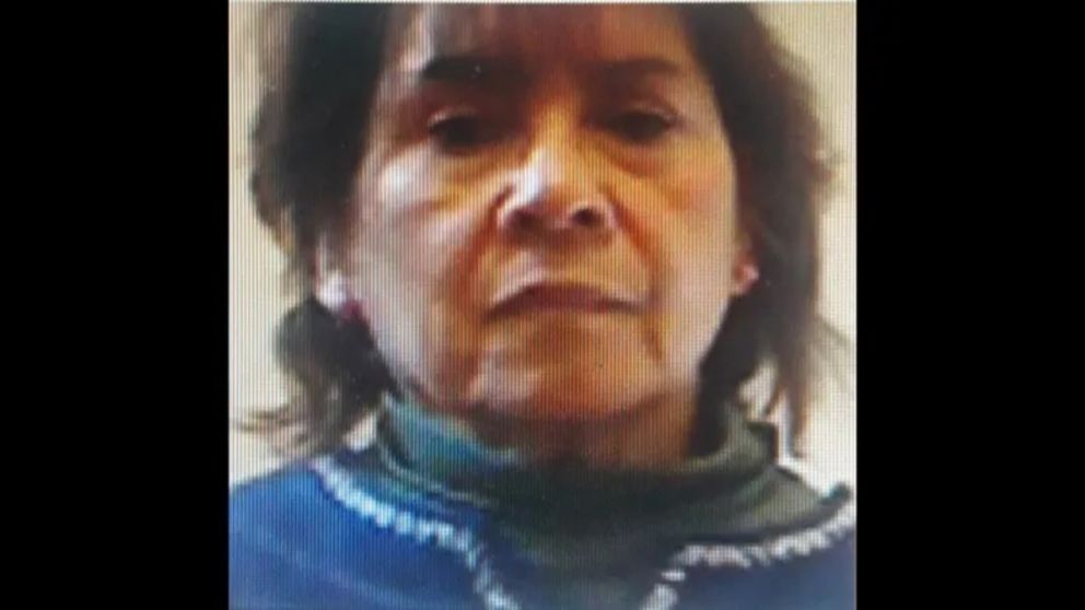 Zulema Ch�vez, la enfermera jubilada de 73 a�os que es buscada en Mendoza.
