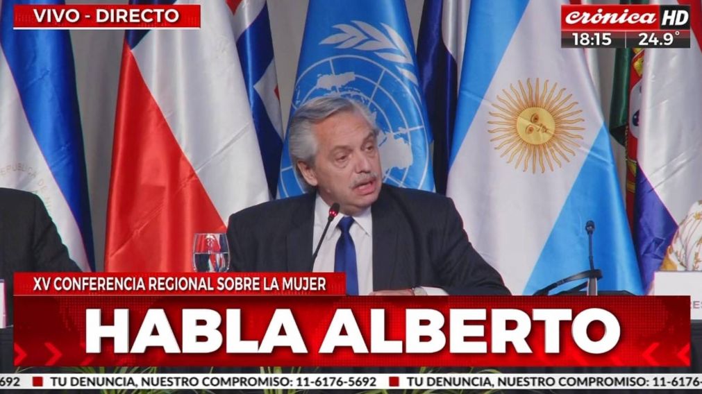 Alberto Fernández: "El Gobierno ha entendido que el feminismo es una identidad".