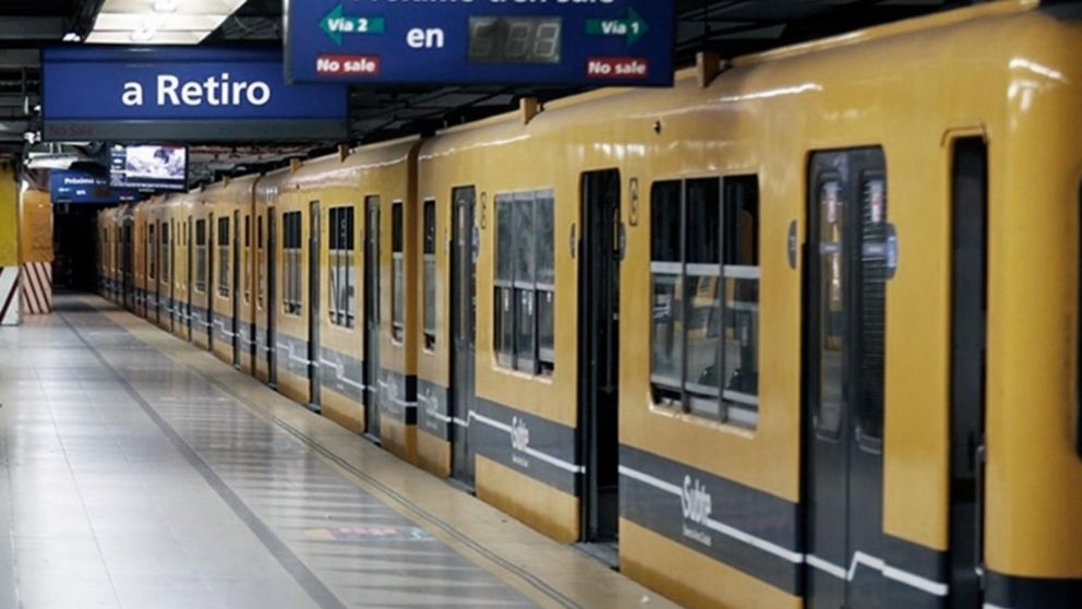 Paro sorpresivo en la línea C de subte (Archivo/Télam).