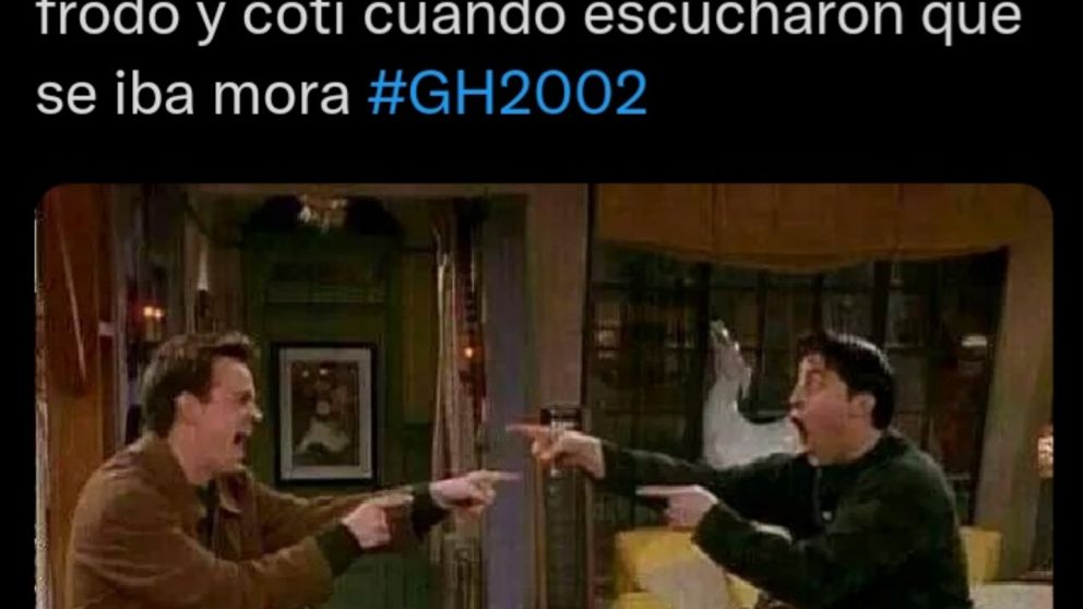 Mora es la nueva eliminada de "Gran Hermano" y estallaron los memes en las redes (Imagen Twitter).
