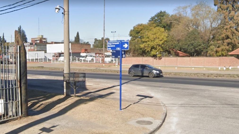 Acá, en esta esquina, se produjo el enfrentamiento armado.
