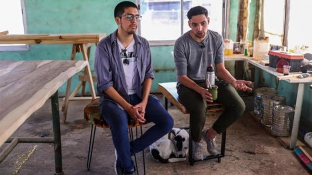 Leonardo Sosa y Jonathan Morel, los líderes de Revolución Federal actualmente detenidos.