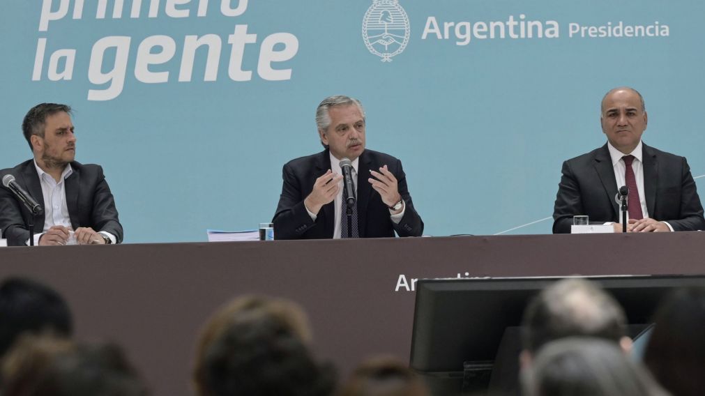 El presidente Alberto Fernández encabezó el acto, junto con el jefe de Gabinete, Juan Manzur; y el ministro de Ambiente y Desarrollo Sostenible, Juan Cabandié.