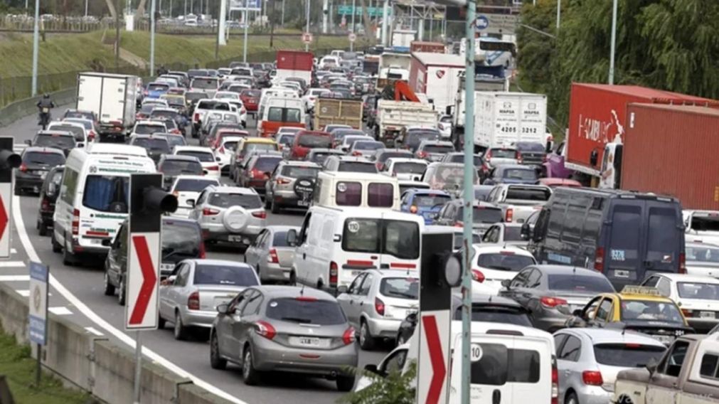 Cómo era la situación vehicular de este lunes hacia la Capital (Imagen ilustrativa).