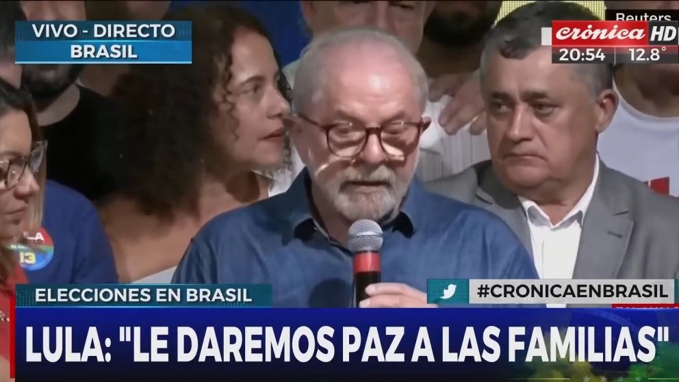 Lula da Silva tras ganar las elecciones en Brasil: "Quisieron enterrarme vivo y acá estoy".