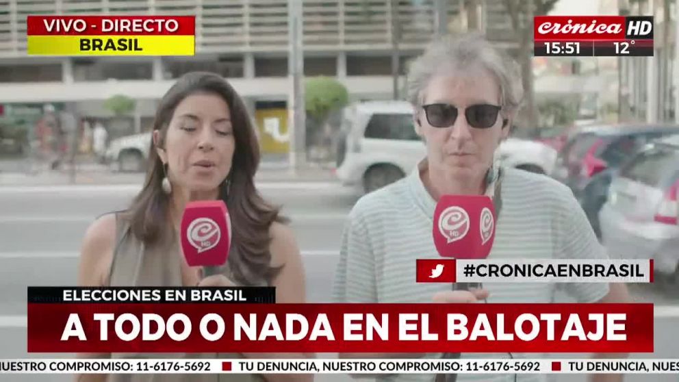 Lula da Silva prometió ir a hablar "con el pueblo" a la Avenida Paulista, en caso de ganar la elección .