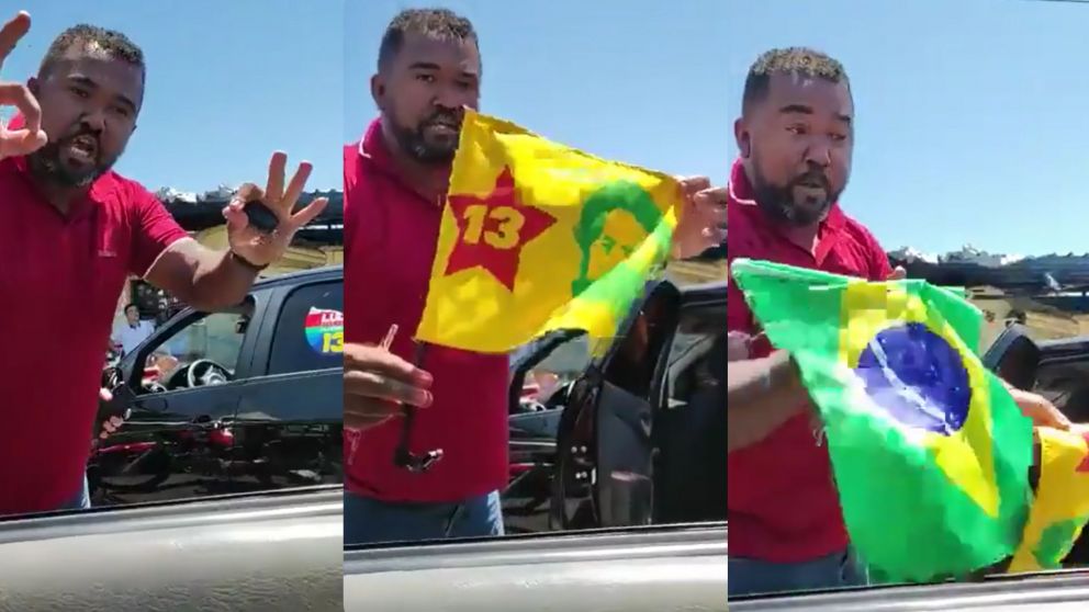 El video muestra a la Polic�a Federal de Carreteras impidiendo que los nororientales expresen su voluntad en las urnas. (@souu_lula13)