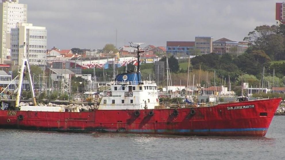 El caso ocurrió en el buque pesquero San Jorge Mártir.
