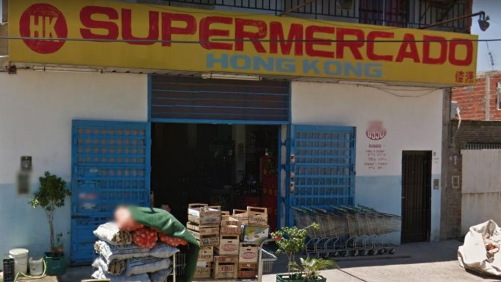 El comercio donde sucedi� el crimen de Gao Wen, de 57 a�os.