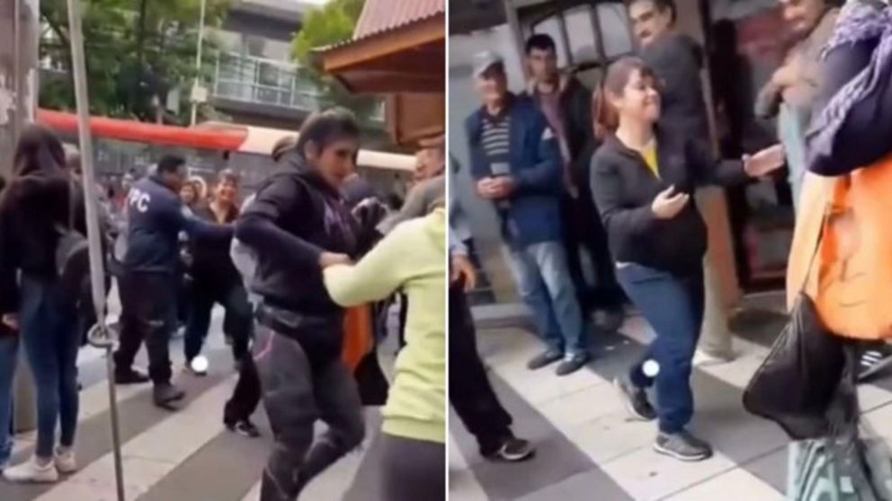 Tuvieron que intervenir otras personas para frenar el enfrentamiento.