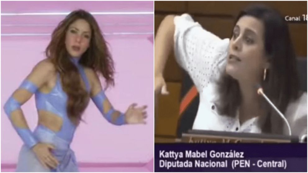 Furor en las redes por la diputada que cantó y bailó como Shakira en pleno debate