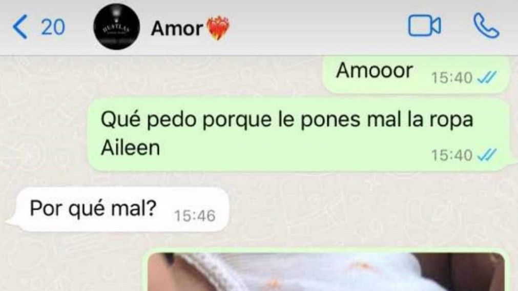 La mujer le puso la remera al revés a la bebé e hizo un insólito comentario.