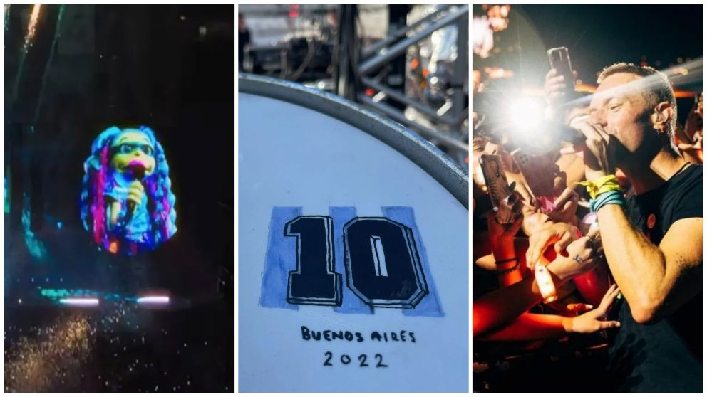 Del homenaje a Maradona al de Soda Stereo: las perlitas de Coldplay en Argentina.