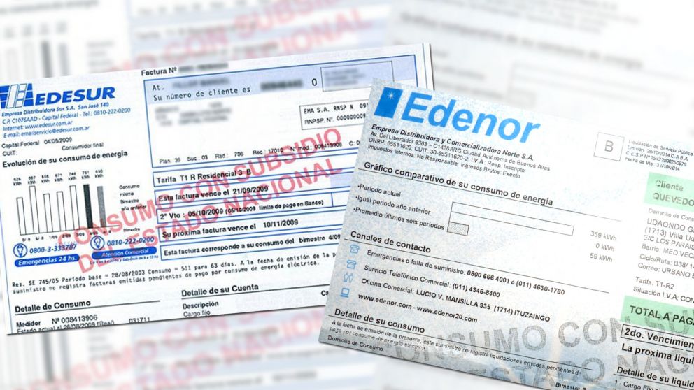 En el caso del servicio de luz, el consumo que exceda los 400 kilovatios hora (kWh) no será subsidiado por el Estado.