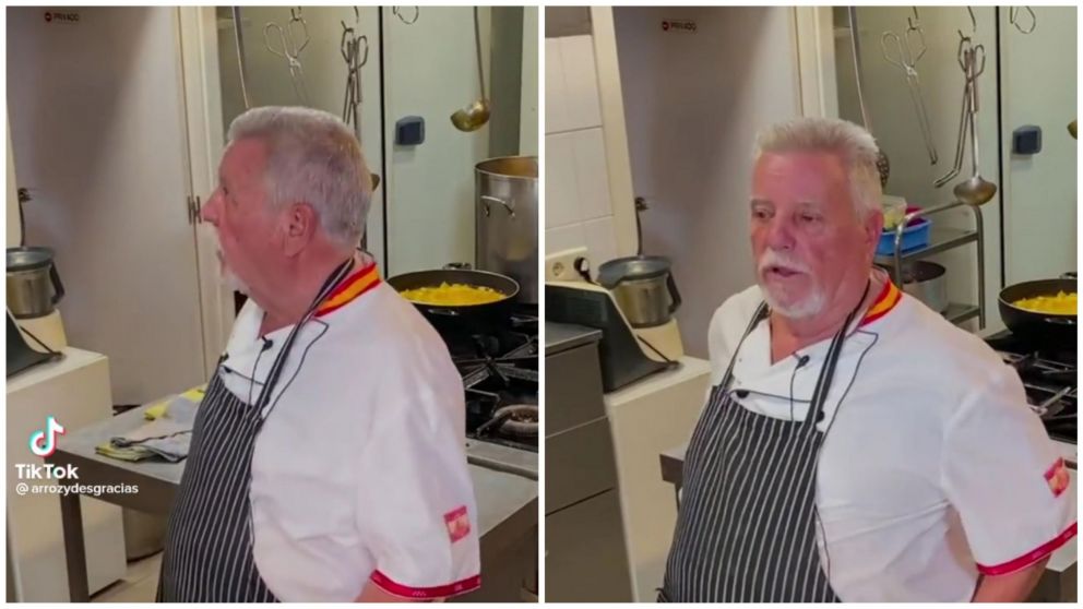 El chef enojado es viral en TikTok.