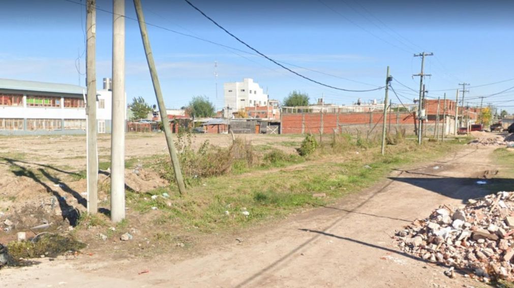 La esquina donde culminó la persecución de ambos sospechosos.