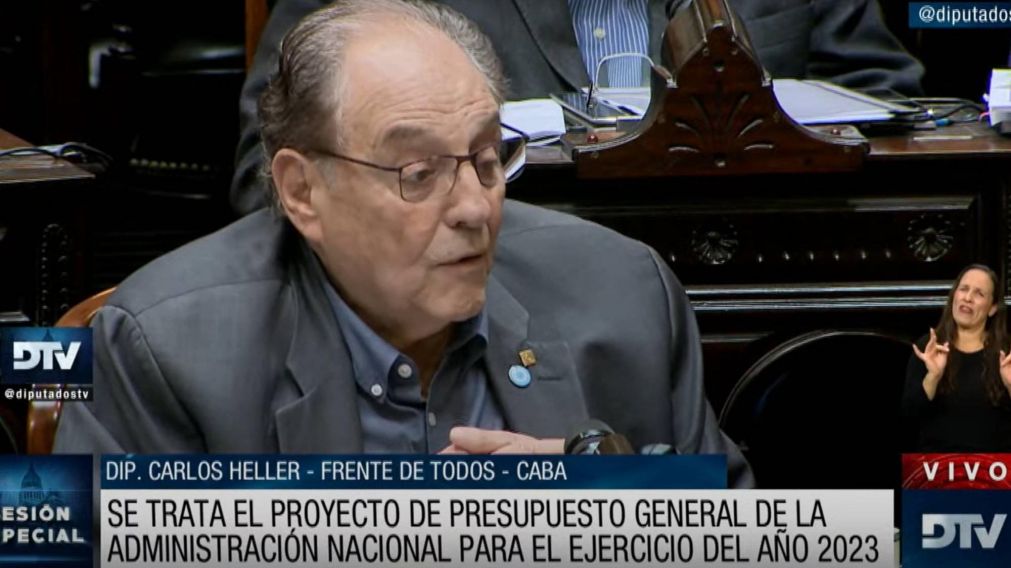 Carlos Heller afirmó que el proyecto que se discute en Diputados: "No es un Presupuesto de ajuste".