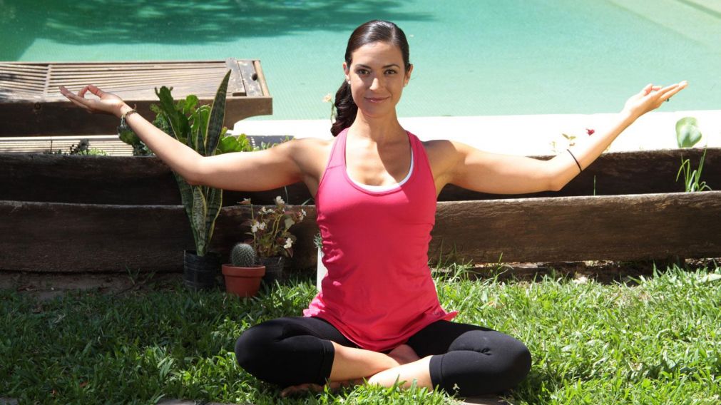 Luana Hervier dedic� su vida al yoga y bienestar (Instagram).