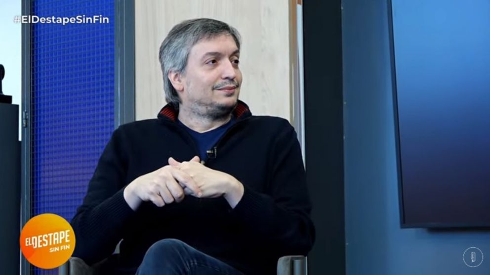 Máximo Kirchner brindó una entrevista este lunes en la que habló sobre distintos temas de la política nacional (Captura de pantalla).