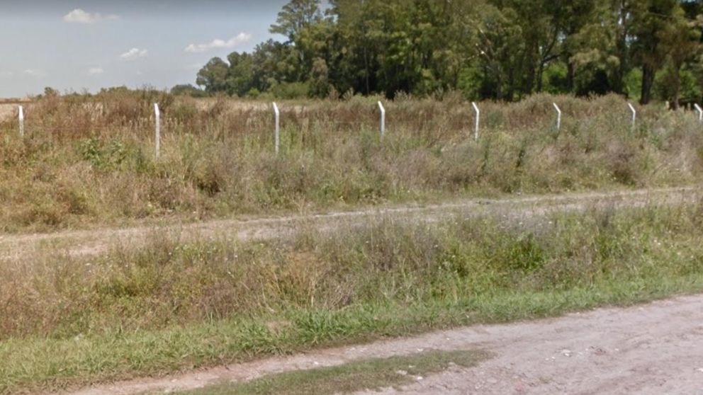 Acá, en esta zona, fue localizado el cuerpo sin vida del sujeto.