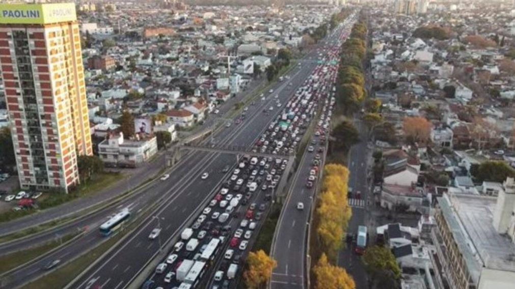 Cómo estaba el tránsito este viernes 21 de octubre de 2022 (Imagen ilustrativa).
