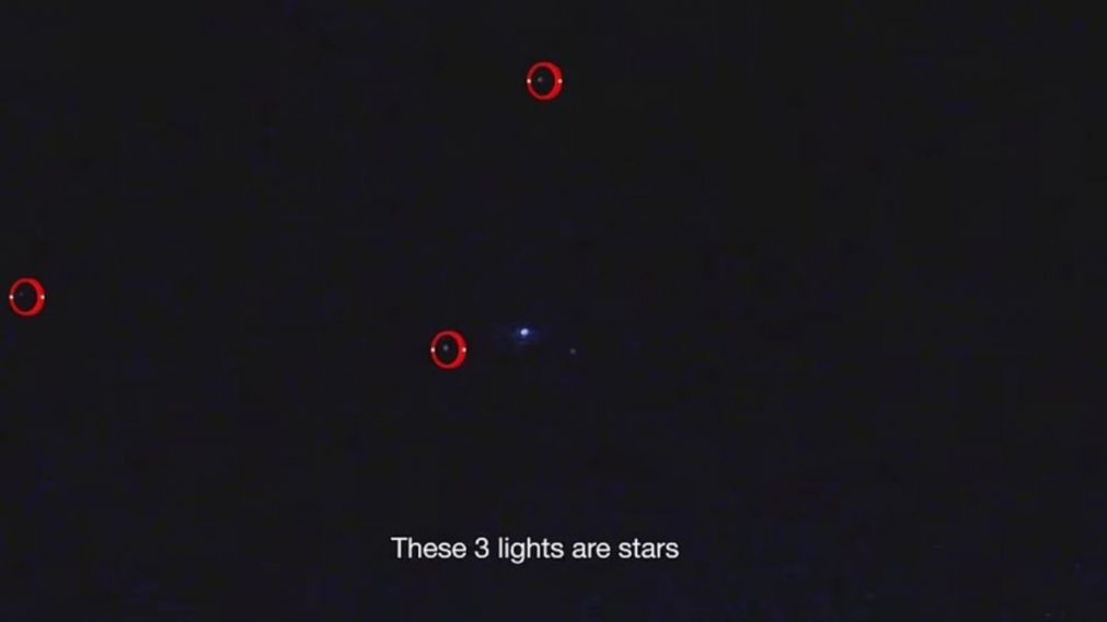Varios OVNIs persiguieron a aviones que volaban por el océano pacífico (Imagen captura vídeo).
