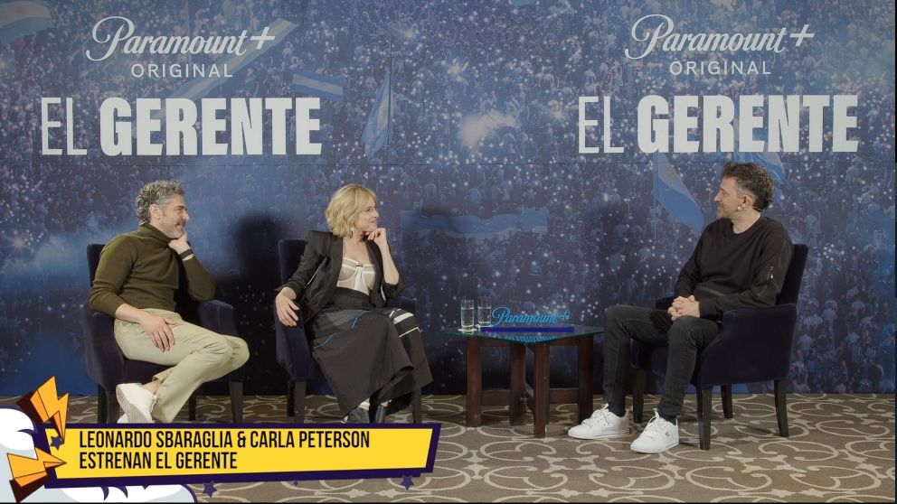 Carla Peterson y Leonardo Sbaraglia hablaron de su película "El Gerente"
