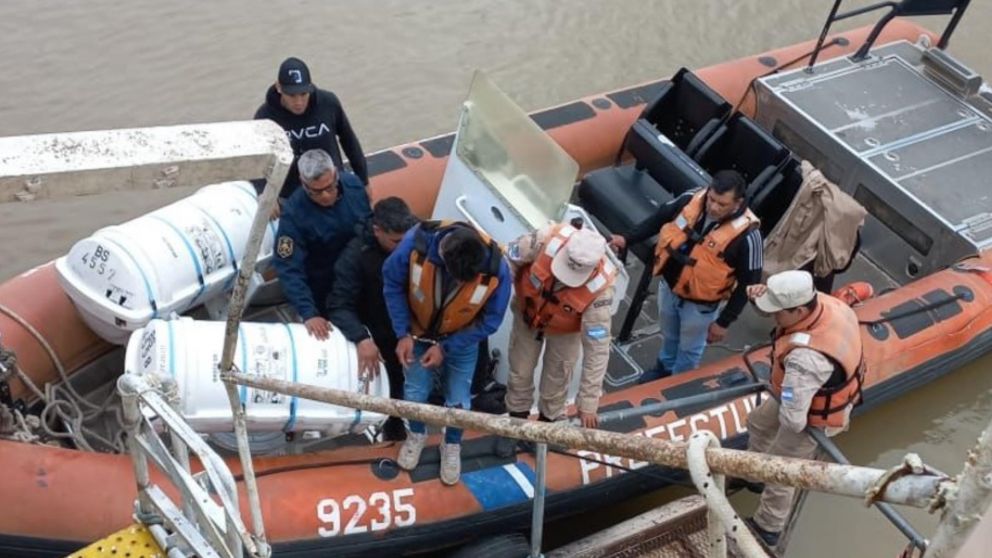 Así se llevó adelante el traslado del sospechoso que resultó capturado por los investigadores.