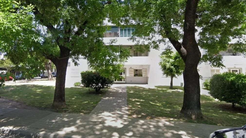 El frente del lugar donde ocurrieron los homicidios de los hermanos Marcelo y M�nica Grosso.
