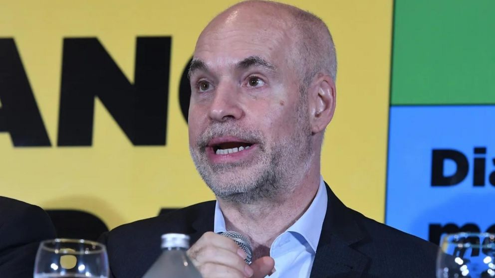 Horacio Rodríguez Larreta dio el discurso inaugural del Foro Urbano de Intendentes que se enmarca en la Cumbre Mundial de Alcaldes C40 (Télam).