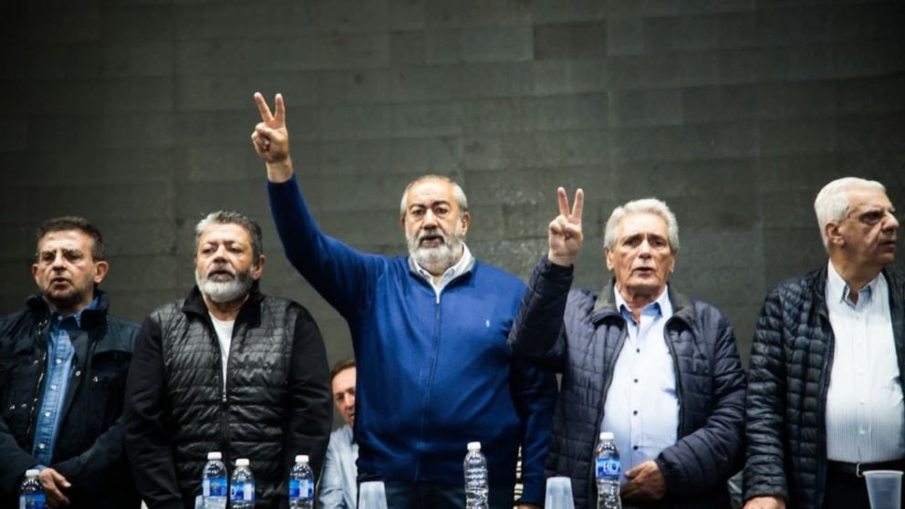 Los referentes de la CGT en Obras Sanitarias