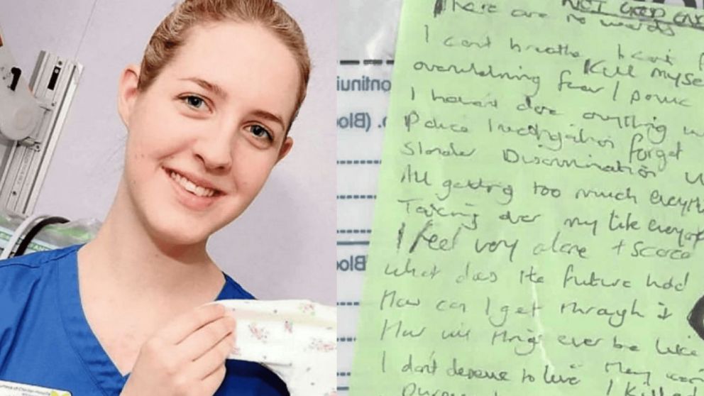 Lucy Letby, la enfermera inglesa de 32 años que está acusada de haber asesinado a siete bebés y de intentar matar a otros 10.